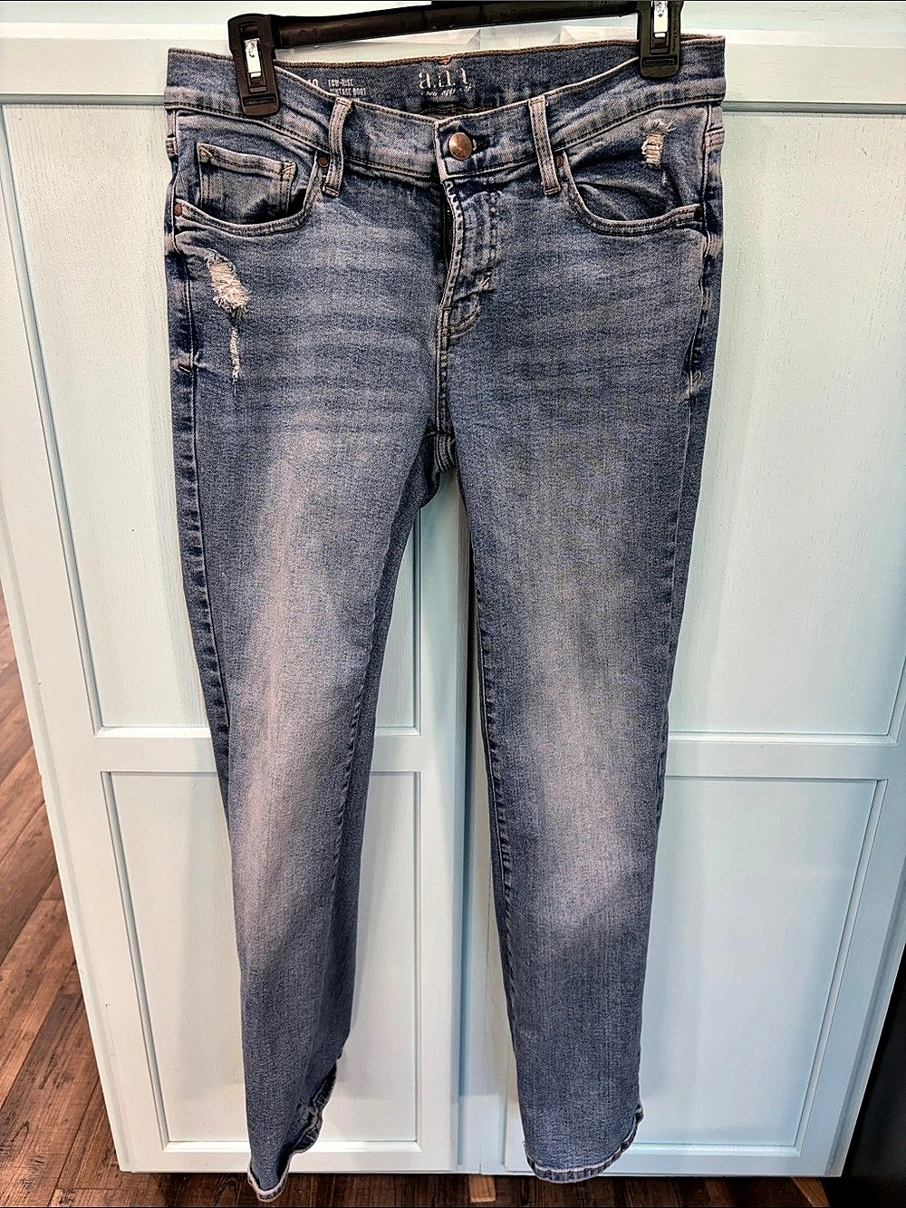 a.n.a Kara Skinny Jeans in Blue Waist 10